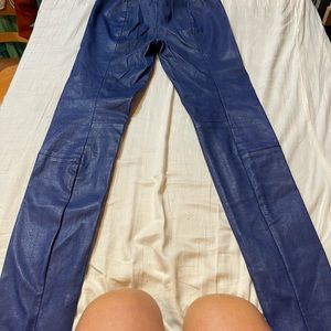 Vince lamb skin leather leggings